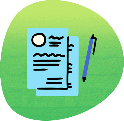 Reports and a pen
